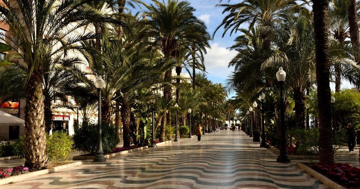 35-3- Комната В Квартире Для Семьи От 1 До 4 Человек В Центре Аликанте Alicante Exterior photo